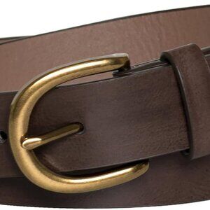 Leopard Print Women's Belt Faux Leather Waist Casual Belt for Jeans Dress
